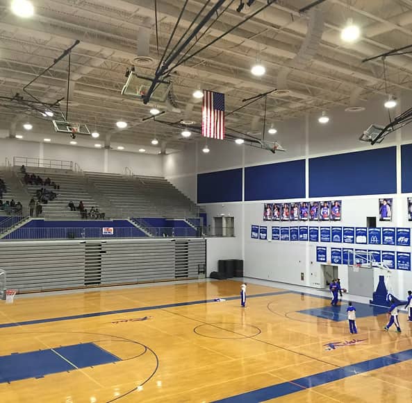 LED lighting for schools gymnasium upgrade