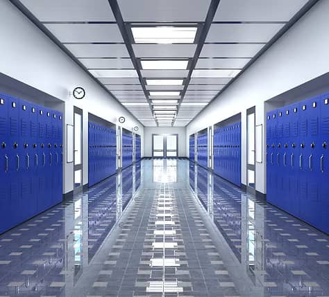 LED lighting for schools