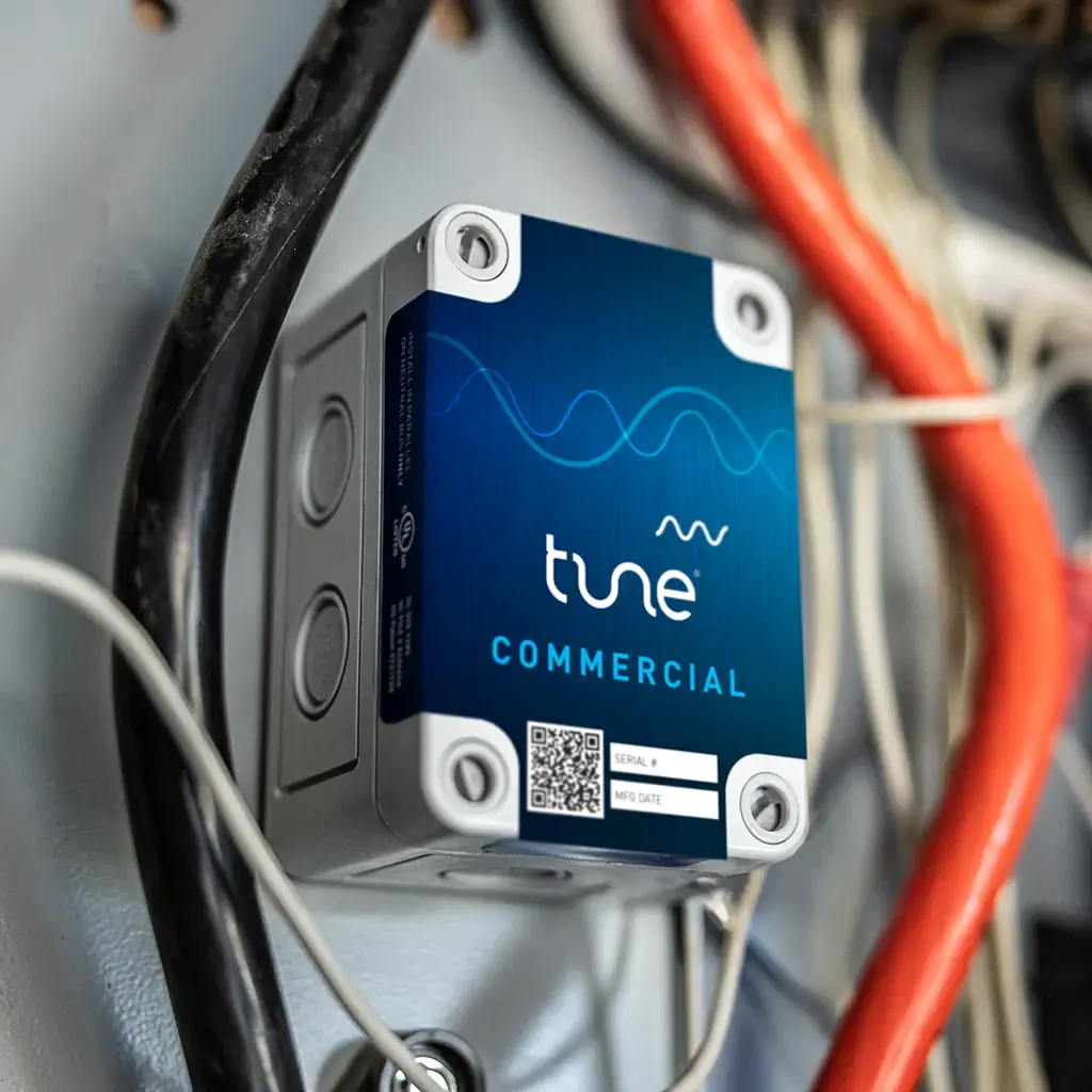 Passive harmonic filter installed in a breaker panel
